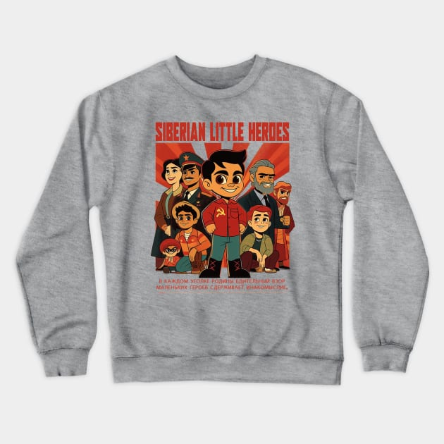 Serbian Little Heroes Crewneck Sweatshirt by JennyPool